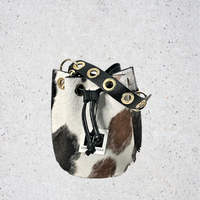 Tiffany Cowhide Bucket Handbag & Crossbody- Tricolor