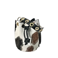 Tiffany Cowhide Bucket Handbag & Crossbody- Tricolor