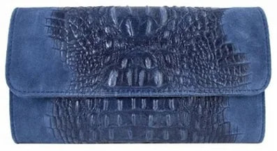 Luciana Nubuck Leather Clutch