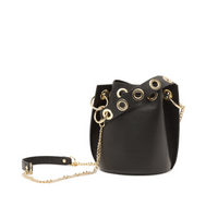 Tiffany Cowhide Bucket Small Handbag Cross Body- Chocolate